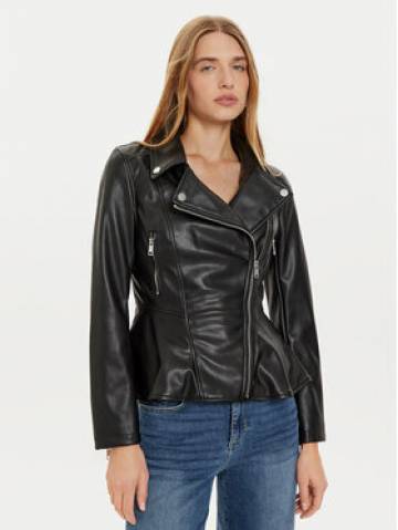 Guess Куртка зі штучної шкіри W4BL3T KCP70 Чорний Regular Fit Guess Куртка зі штучної шкіри W4BL3T KCP70 Чорний Regular Fit