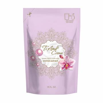 Жидкое крем-мыло Ti Amo Crema Beauty Liquid Cream Soap Orchid Extract, 450 мл (дойпак) Жидкое крем-мыло Ti Amo Crema Beauty Liquid Cream Soap Orchid Extract, 450 мл (дойпак)