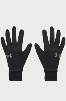 Мужские черные перчатки UA Storm Liner Черный L Under Armour 1377508-001