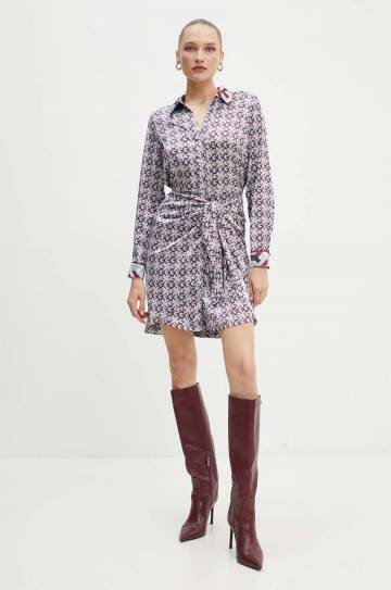 Платье Guess ALYA mini расклешённая W4YK35 WF1T2 Платье Guess ALYA mini расклешённая W4YK35 WF1T2
