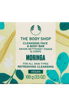 Мыло для лица и тела The Body Shop Moringa Cleansing Face & Body Bar Моринга, 100 г
