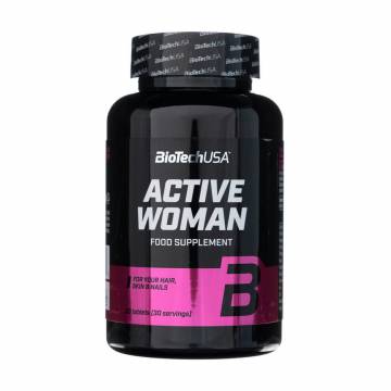 Женский комплекс для кожи, ногтей и волос BioTech USA Active Women, 60 таблеток Женский комплекс для кожи, ногтей и волос BioTech USA Active Women, 60 таблеток