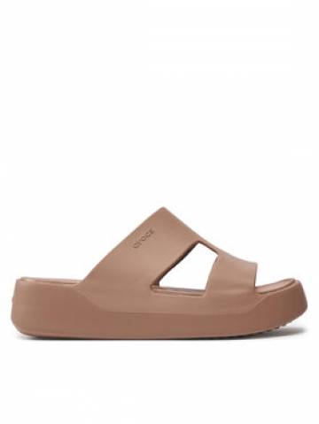 Crocs Шльопанці Getaway Platform H-Strap 209409 Бежевий Crocs Шльопанці Getaway Platform H-Strap 209409 Бежевий
