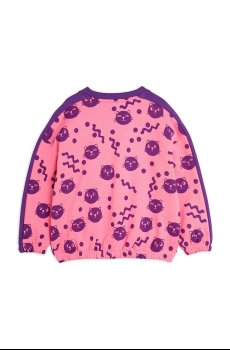 Детская хлопковая кофта Mini Rodini Squiggly cats