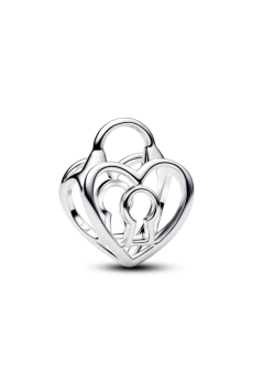 Намистина "Ажурне серце-замок"