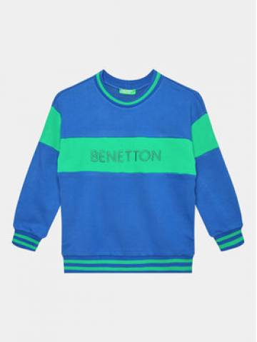 United Colors Of Benetton Світшот 3FPPC202R Голубий Regular Fit United Colors Of Benetton Світшот 3FPPC202R Голубий Regular Fit
