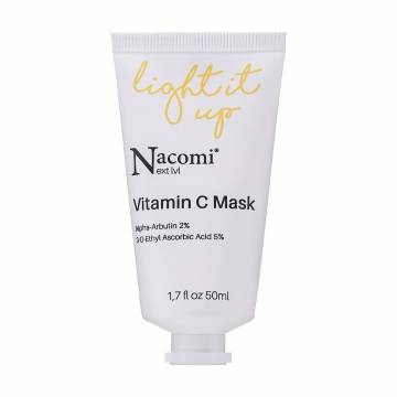 Осветляющая маска для лица Nacomi Next Level Vitamin C Mask с витамином С, 50 мл Осветляющая маска для лица Nacomi Next Level Vitamin C Mask с витамином С, 50 мл