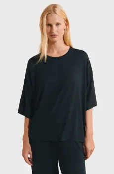 Женская темно-синяя футболка KATE Синий L-XL Etam 6557921