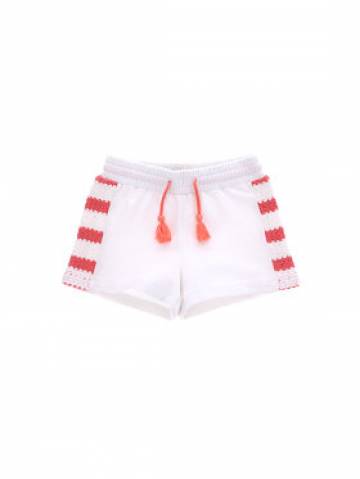 Original Marines Шорти з тканини DDP3264F Білий Regular Fit Original Marines Шорти з тканини DDP3264F Білий Regular Fit