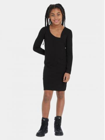 Calvin Klein Jeans Повсякденна сукня IG0IG02233 Чорний Slim Fit Calvin Klein Jeans Повсякденна сукня IG0IG02233 Чорний Slim Fit