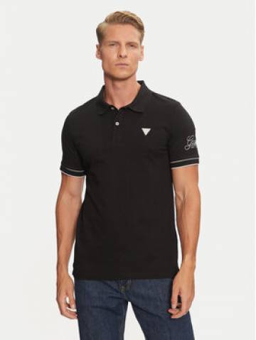 Guess Поло M4BP60 K7O64 Чорний Slim Fit Guess Поло M4BP60 K7O64 Чорний Slim Fit