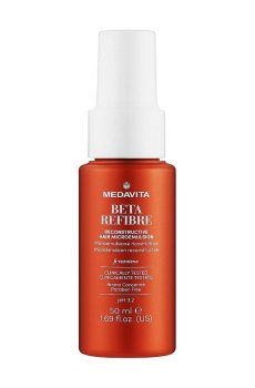 Восстановительная микроэмульсия Medavita Beta-Refibre Reconstructive Hair Microemulsion для поврежденных волос, 50 мл