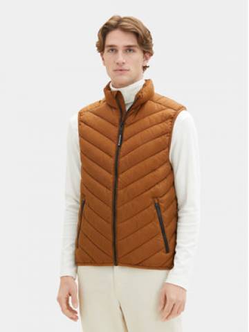 Tom Tailor Жилет 1036072 Коричневий Regular Fit Tom Tailor Жилет 1036072 Коричневий Regular Fit