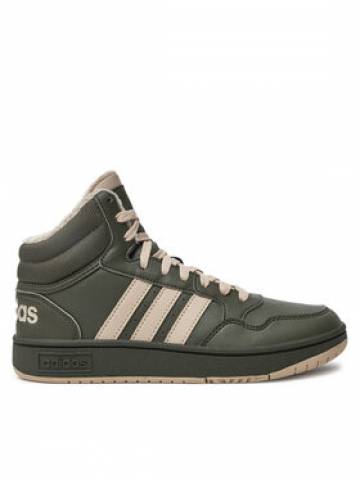 adidas Снікерcи Hoops Mid 3.0 IH7895 Зелений adidas Снікерcи Hoops Mid 3.0 IH7895 Зелений