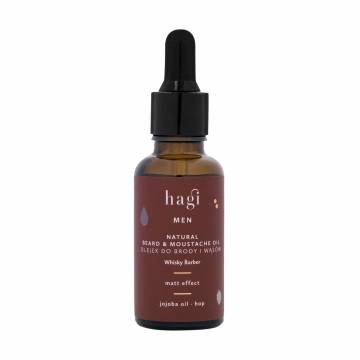 Натуральное масло для бороды и усов Hagi Men Whiskey Barber Natural Beard & Moustache Oil, 30 мл Натуральное масло для бороды и усов Hagi Men Whiskey Barber Natural Beard & Moustache Oil, 30 мл