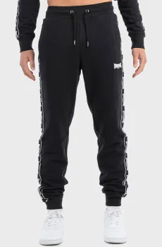 Мужские черные спортивные брюки Черный XL Lonsdale 117563