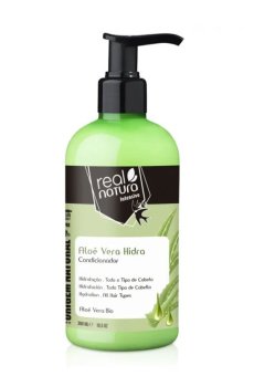 Кондиционер для увлажнения волос Real Natura Sem Sal Aloe Vera Hidra, 300 мл