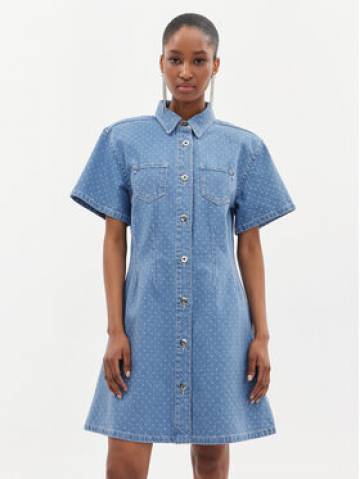 Custommade Джинсова сукня Jamilah Dots 999449457 Голубий Regular Fit Custommade Джинсова сукня Jamilah Dots 999449457 Голубий Regular Fit