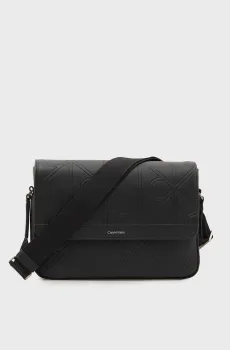 Мужская черная сумка FLAP MESSENGER Черный ONESIZE Calvin Klein LV04D3412G