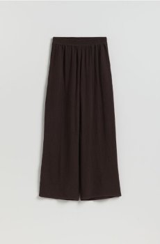 Reserved - Бавовняні штани - темно коричневий - 477HV-89X