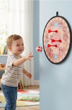 Іграшка – Дартс-мішень на липучках з капібарою - різнобарвний