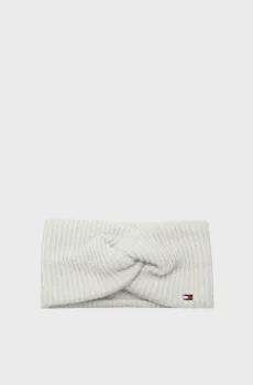 Женская серая повязка FLUFFY Серый ONESIZE Tommy Hilfiger AW0AW17778