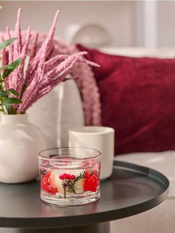 Декоративна свічка - червоний