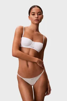 Женские белые трусики STRING BIKINI Белый M Calvin Klein LV00QF8086