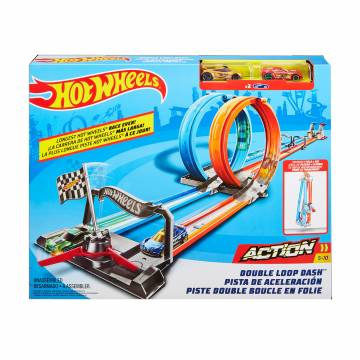 Автомобильный трек Klein Hot Wheels Двойная петля, от 5 лет, 37*46*8 см (GFH85) Автомобильный трек Klein Hot Wheels Двойная петля, от 5 лет, 37*46*8 см (GFH85)