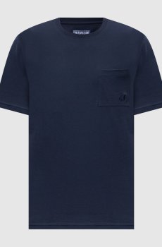 Синяя футболка Titan с вышивкой эмблемы