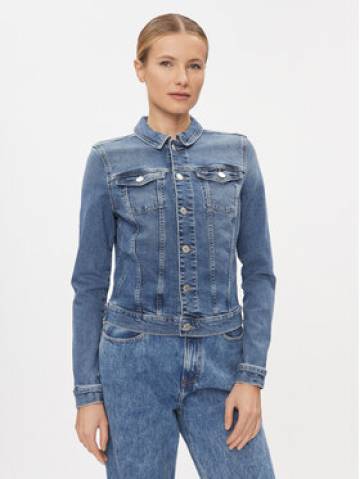 Tommy Jeans Джинсова куртка Vivianne DW0DW17213 Голубий Slim Fit Tommy Jeans Джинсова куртка Vivianne DW0DW17213 Голубий Slim Fit