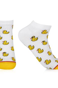 Носки мужские AmiGO белые, с утками, размер 29