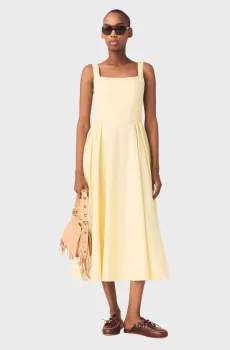 Женское желтое платье Желтый 38 MAJE MFPRO04767_Pale Yellow