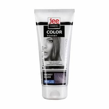 Тонирующий бальзам для волос Jee Cosmetics Color Toner Balm 810 Smokey Silver, 150 мл Тонирующий бальзам для волос Jee Cosmetics Color Toner Balm 810 Smokey Silver, 150 мл