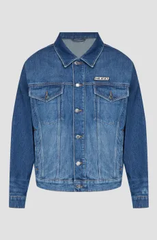 Мужская синяя джинсовая куртка Синий XL HUGO 50509689;420