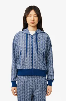 Женская голубая толстовка Голубой 38 Lacoste SF76066LE