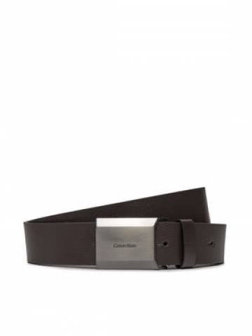 Calvin Klein Чоловічий ремінь Beveled Plaque 2.0 35Mm K50K511746 Коричневий Calvin Klein Чоловічий ремінь Beveled Plaque 2.0 35Mm K50K511746 Коричневий