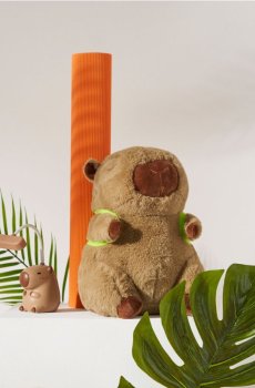 М’яка іграшка капібара - коричневий