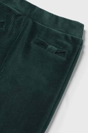 Детские брюки Mayoral цвет зелёный однотонные 514