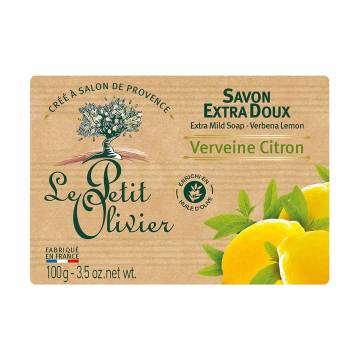 Экстра нежное мыло Le Petit Olivier Вербена-лимон, 100 г
