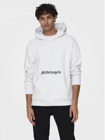 Only & Sons Світшот Apoh 22028208 Білий Relaxed Fit Only & Sons Світшот Apoh 22028208 Білий Relaxed Fit