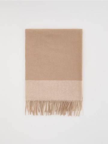 Reserved - LADIES` SCARF - пшеничний - 718FD-12X Reserved - LADIES` SCARF - пшеничний - 718FD-12X