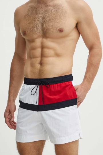 Купальные шорты Tommy Hilfiger цвет белый UM0UM03259 Купальные шорты Tommy Hilfiger цвет белый UM0UM03259