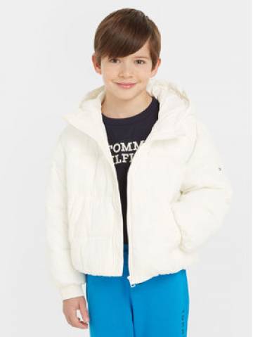 Tommy Hilfiger Пуховик New York KG0KG07551 Білий Relaxed Fit Tommy Hilfiger Пуховик New York KG0KG07551 Білий Relaxed Fit