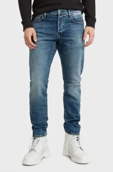 Мужские синие джинсы 3301 Straight Tapered Синий 29-32 G-Star RAW 51003,C052