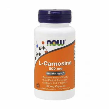 L-Карнозин NOW foods L-Carnosine 500 мг, 50 капсул L-Карнозин NOW foods L-Carnosine 500 мг, 50 капсул