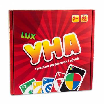 Настольная игра Strateg УНА Lux на украинском языке, 25*25*5 см, от 7 лет, 216 элементов (30517) Настольная игра Strateg УНА Lux на украинском языке, 25*25*5 см, от 7 лет, 216 элементов (30517)