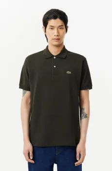 Мужское зеленое поло Зеленый M-L Lacoste L1212L7A