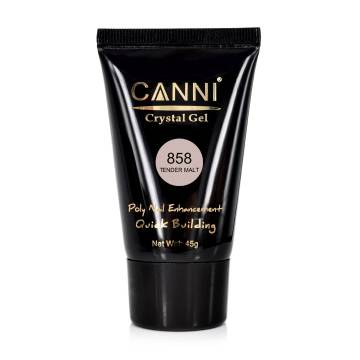 Конструирующий гель для ногтей Canni Crystal Gel 858 Tender Malt, 45 г Конструирующий гель для ногтей Canni Crystal Gel 858 Tender Malt, 45 г