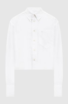 Белая рубашка с эмблемой
